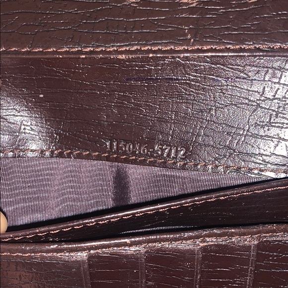 Gucci Brown Monogram Wallet - Picture 4 of 5